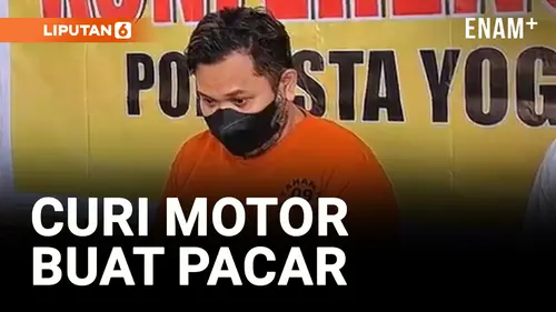 VIDEO: Seorang Pria Nekat Curi Motor buat Kekasihnya