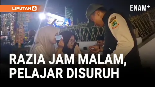 VIDEO: Razia Jam Malam Pelajar di Karawang, Orang Tua Senang